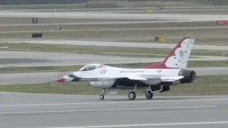 F-16 Thunderbirds Landing After Daytona 500 (2014)