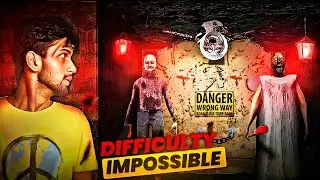 SEWER ESCAPE IN GRANNY IMPOSSIBLE MODE WITH GRANDPA SHOTGUN