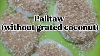 Palitaw without grated coconut