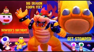 Keaton Koopa Plays: Super Mario Party Jamboree TV - Bowser Live for Bowser's Birthday (Big Feet!)