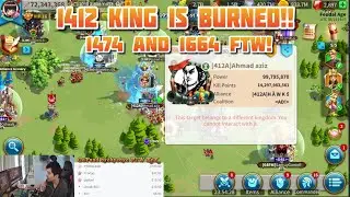 1412 King Ahmad aziz Is Burned! 1474 and 1664 Are So Good This KvK!!