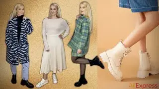 Обувь и Верхняя Одежда на Осень с Aliexpress. Распаковка с примеркой.