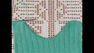 Open-loop neckline. How I knit. Another life with Olga.
