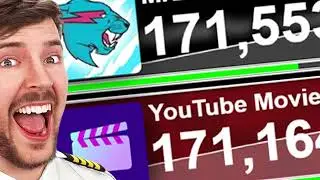 MrBeast passes YouTube Movies Timelapse