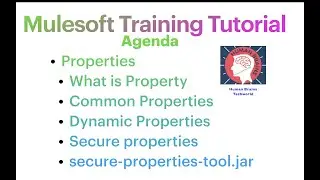 P1-S16|#mulesoft Tutorial For Beginners|How to secure Properties in Mule|Dynamic properties