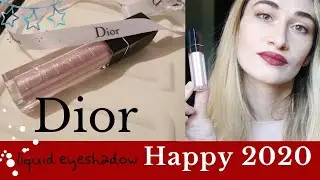 DIOR 2020 HOLIDAY LIQUID EYESHADOW || review & swatch 