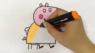 Mummy Pig Coloring #peppapig #mummypig #coloring