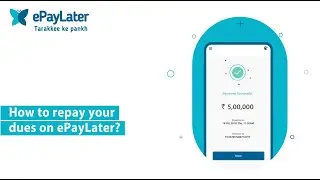How to repay your dues on ePayLater Business mobile application