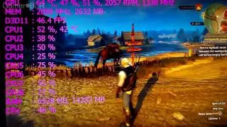 Witcher 3 - RX480 FX8350 - max settings