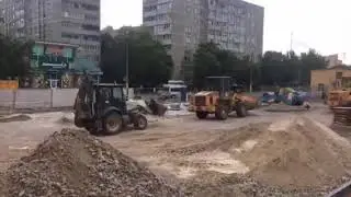 Ход строительства ТРЦ КРИСТАLL