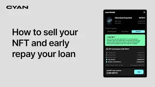 How to sell your NFT and early repay your loan