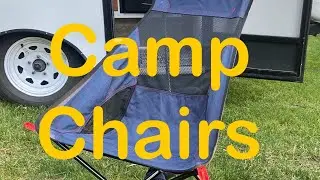 The ultralight high back chairs we use with our 13 ft Scamp
