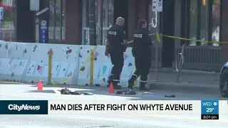 Man dies on Whyte Avenue