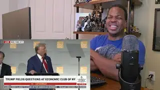 Donald Trumps FAILS to Answer Question While Rambling Incoherently - Reaction!