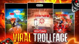 Viral Troll Face Skull Editing 🔥 | Free Fire CapCut Editing Tutorial 2026 (Full Tutorial) YFYT 