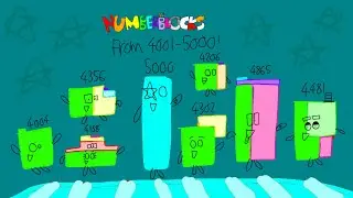 NUMBERBLOCKS Counting Video From 4001 - 5000
