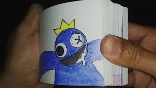 Rainbow Friends Blue Flipbook | Roblox | How to Make a Flipbook | FLIPAPER