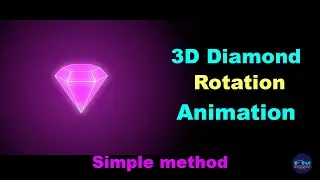 3D Diamond shape Animation in After Effects Tutorial | cycleanimation