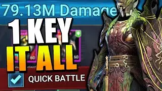 FULL AUTO 1 KEY EVERYTHING! Emic Trunkheart Raid: Shadow Legends [Test Server]