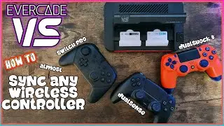 Evercade VS - Pairing Switch Pro, DualSense & DualShock controllers - TUTORIAL !!