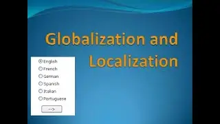 Globalization and Localization in C#   بالعربي : دعم اللغات في واجهات البرامج