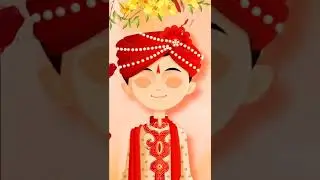 Caricature Wedding Invitations Indian | Hindu Wedding Invitation | #shorts #shortvideo