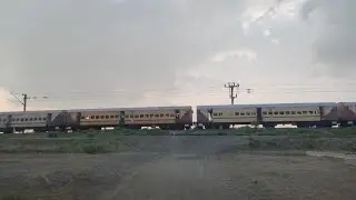 Kacheguda Narker  intercity express at Washim || 17461 || Akola