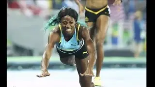 Allyson Felix & Shaunae Miller running 400m at Rio 2016 Games incredible moments on the finish line