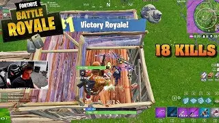 EPIC Solo Squads Victory *clutch* Fortnite Battle Royale Gameplay - Hartzy