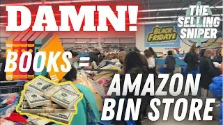 Resell Books FBA - $235 in less than 1 hour @ Amazon Bin Store!