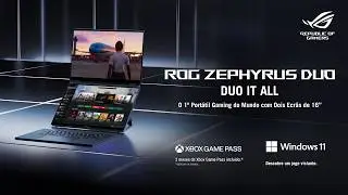 ROG Zephyrus Duo - O Primeiro Portátil Gaming com Dois Ecrãs de 16''do Mundo