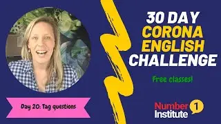 Day 20: Corona English Challenge | Tag questions