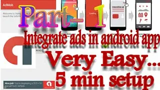 How to integrate ads in android app|Earn money by app monetization