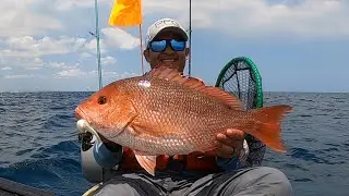 Offshore Kayak Fishing Red Snapper Opening Day Navarre Reefs Florida