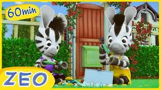 ZEO und Outdoor-Aktivitäten | 1-Stunden-Zusammenstellung | ZEO auf Deutsch 🦓 | Zeichentrickfilme