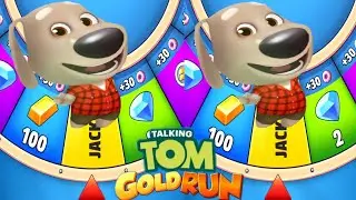 SUPER TALKING BEN SPIN GET MORE JACKPOTS | TALKING TOM GOLD RUN