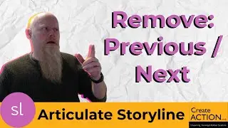 Remove NEXT and PREVIOUS buttons in Articulate Storyline