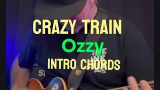 Crazy Train - Ozzy | Intro Chords | Guitar Lesson