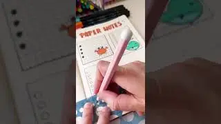 Bullet Journal Paper Notes Ideas (ocean theme) 🐠🐳🐢🪸#shorts