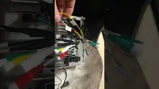 Porsche fiber optic box installation on Bose sound system with aftermarket apple CarPlay