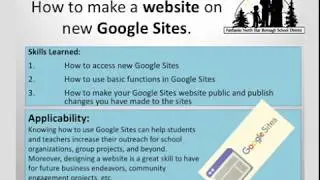 How to make a website in the new Google Sites.