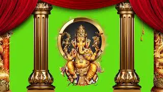 Ganpati ji green screen video || green screen effect || Lord Ganesh green screen