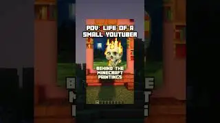 Life of a Minecraft YouTuber #minecraft #viralshorts