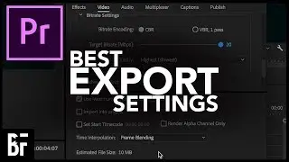 How to Export HD Video for YouTube in Adobe Premiere Pro 2018