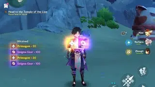 Satisfying genshin impact reward claiming