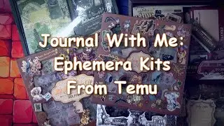 Journal With Me: Ephemera Kits From Temu