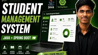 Student Management System Using Java & Spring Boot | Full Stack Project | Step-by-Step