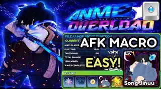 How To *EASILY* AFK Macro SJW Raid and Get SJW FAST in Anime Overload !