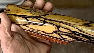Pale Moon Ebony! Ep.4  Sanding, Voicing, Tuning and Polishing. Making a DOUBLE Native Flute!