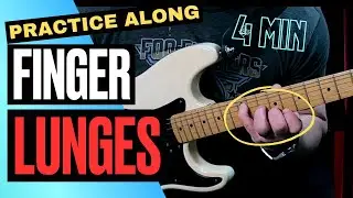 PRACTICE ALONG - 4 minutes of FINGER LUNGES that will give you stretchy fingers